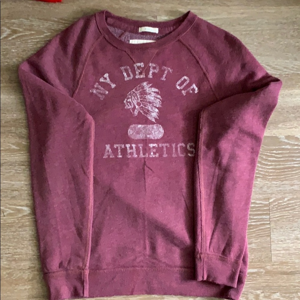 Men’s Sz. M Abercormbie & Fitch maroon Sweatshirt